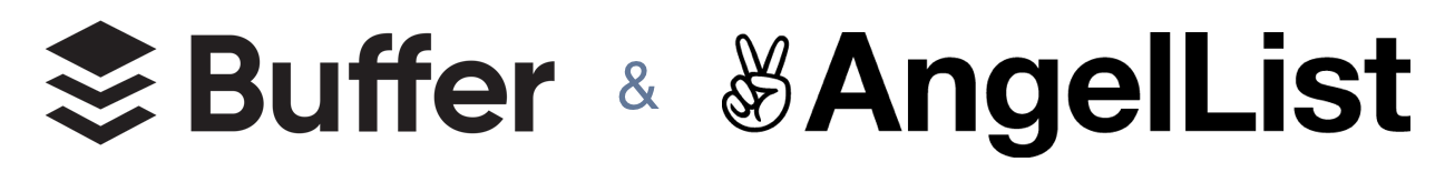 Logos of Buffer and AngelList